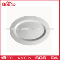 Oval shape 11"plate reactive ceramic plate